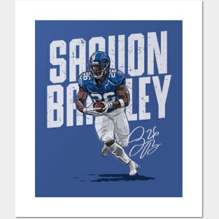 Saquon Barkley New York G Chisel Posters and Art